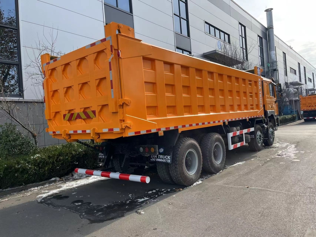 Camiões usados em boas condições Shacman 400hp 8*4 F3000 camião de descarga 12 pneus cabine padrão