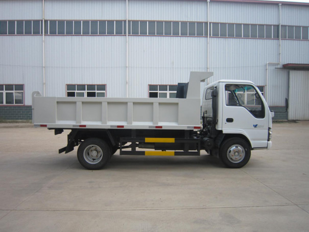 Caminhão de 3 t usado ISUZU 4 * 2 Pequeno Dumper Euro 4 Multi Leaf Springs 5 Speed Gear