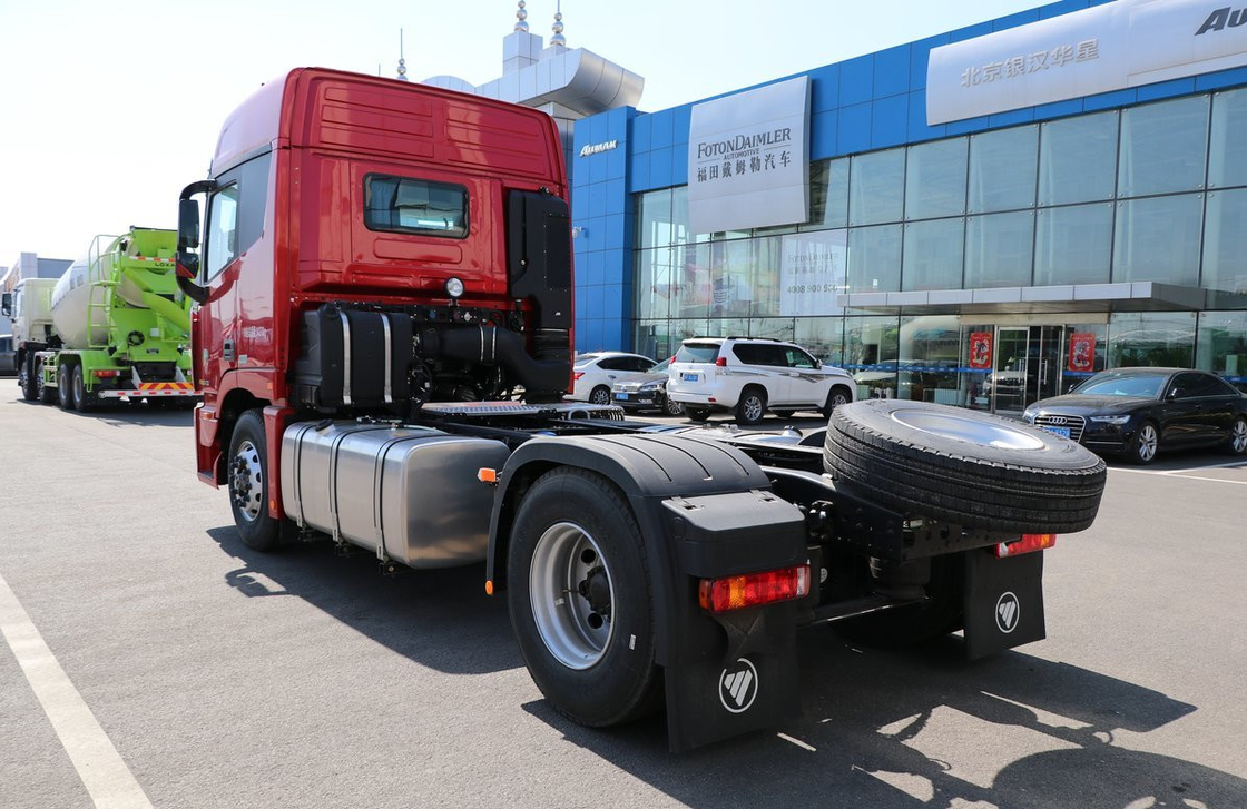 Foton Tractor Truck EST ZF caixa de velocidades folha de mola 4 * 2 modo de direção 490 hp Cummins motor Euro 6