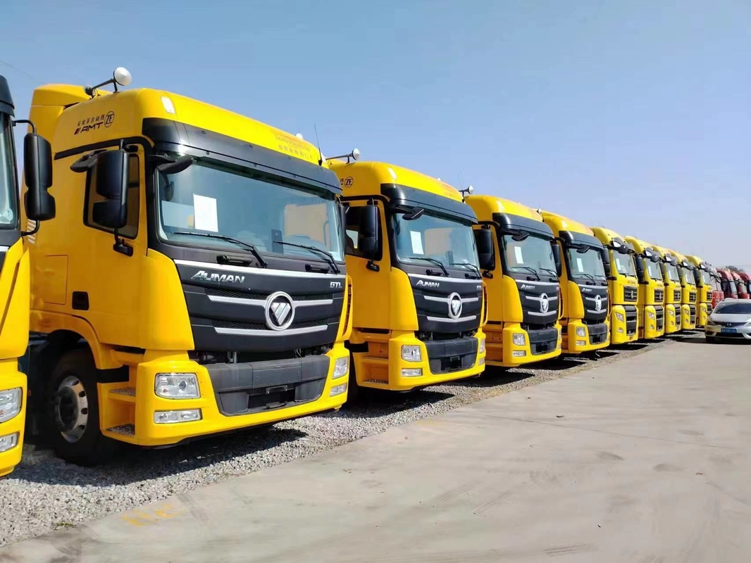 Novos caminhões-trator 6*4 Foton GTL Cavalo 510hp Amarelo Cor 10 Pneus Automático 2021 Ano