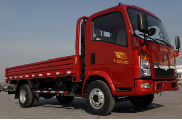 3 toneladas de caminhão comprimento de carga tanque Howo 4 * 2 caixa plana caminhão caminhão de cabine única RHD Euro 2
