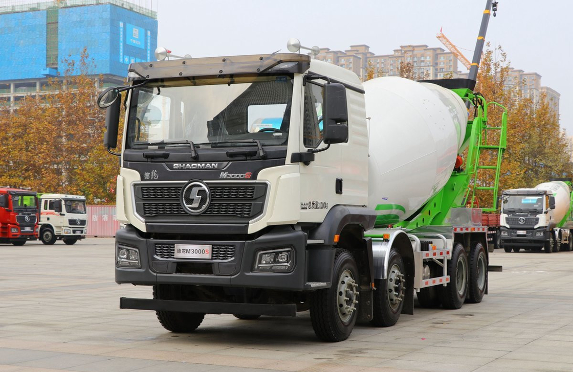 Misturadores de concreto com caminhão Shacman M3000 Modelo 12 rodas 7.5 cubic Tanker Single Sleeper