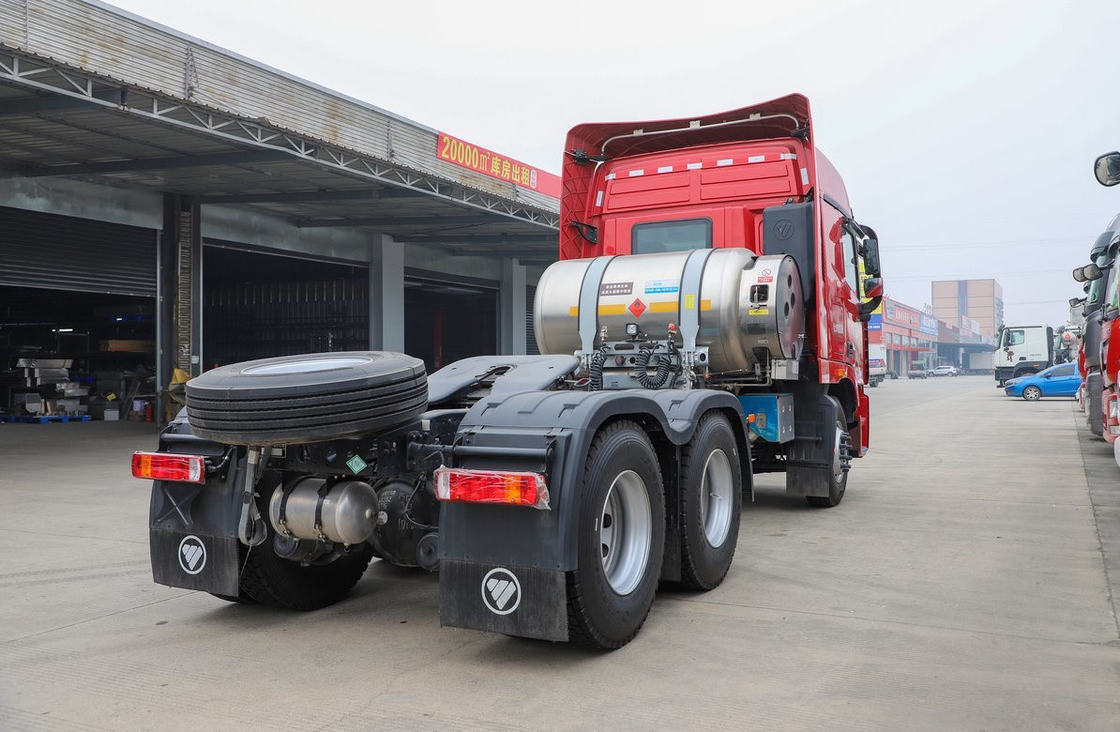 Camiões tractores usados 6*4 Foton GTL Cabeça de cavalo GNL Cummins Motor 500hp caixa de velocidades rápida