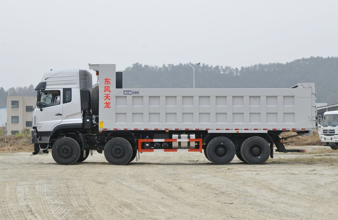 Remolque de caminhão para venda Dongfeng 8×4 Tipper 600hp Cummins Motor 6 cilindros Manual