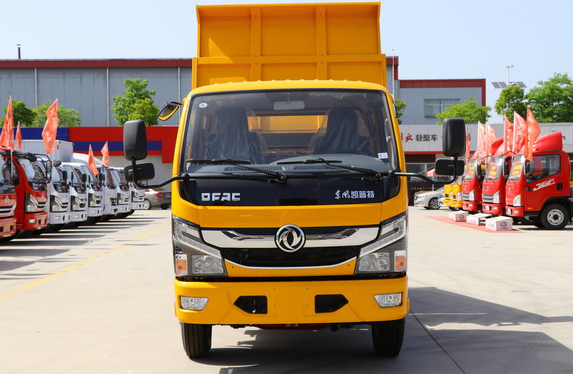 Mini Dump Truck para Venda Euro 5 Emissão Marca Chinesa Tipper Cabina Dupla 4 * 2 modo de condução