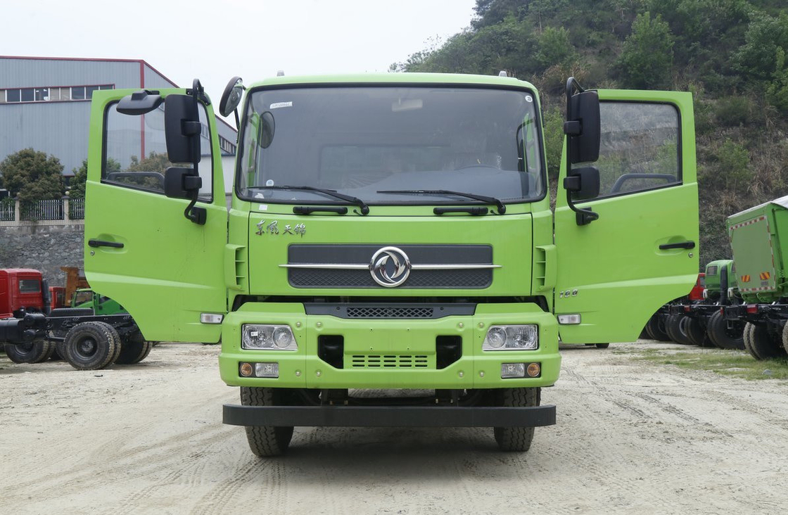 Pequenas carrinhas usadas 4*2 Dongfeng Dump Truck Tianjin Cabina única Carregando 10 toneladas