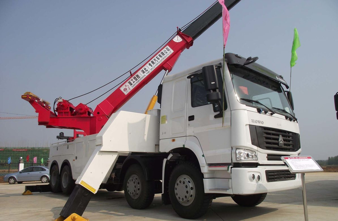Caminhão de reboque Marca chinesa Sinotruck Howo 8*4 Caminhão de reboque 6-12 toneladas Euro 3 Emissão