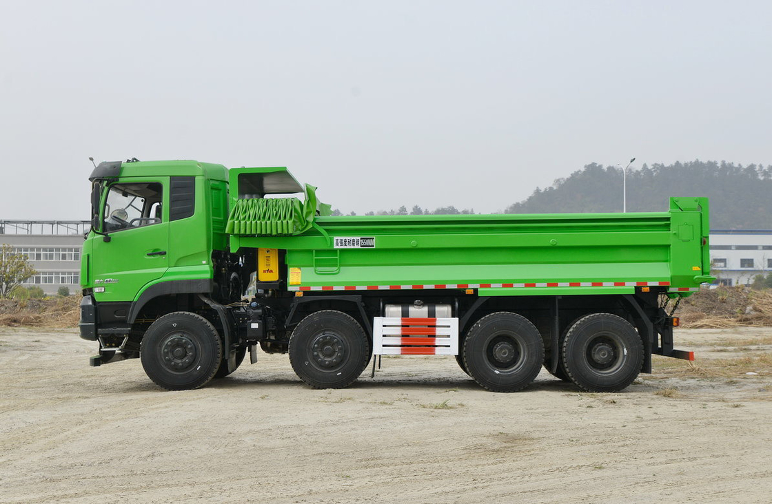Caminhão usado do Donfeng Tianlong Cabine 8*4 Pesado 350hp Caminhão de descarga 5,6 metros Caixa