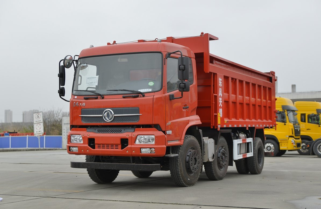 Min Dump Truck para venda Dongfeng 6*2 Tianjin Tipper 260hp Yuchai Motor Direção à esquerda