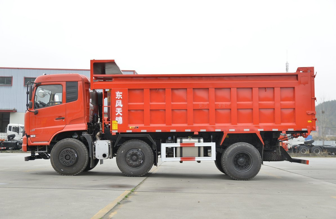 Min Dump Truck para venda Dongfeng 6*2 Tianjin Tipper 260hp Yuchai Motor Direção à esquerda