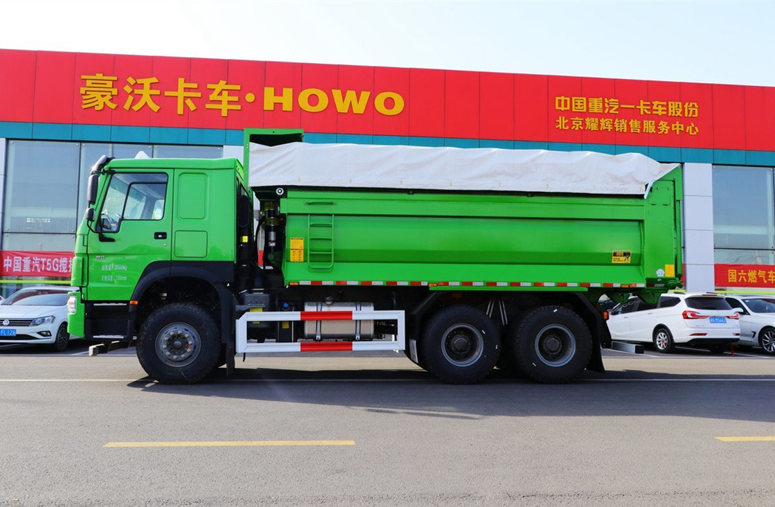 Sino Truck Moteur 400 Weichai Motor 6×4 Howo Dumper Truck Folha Primavera 10 Rodas Transporte rodoviário