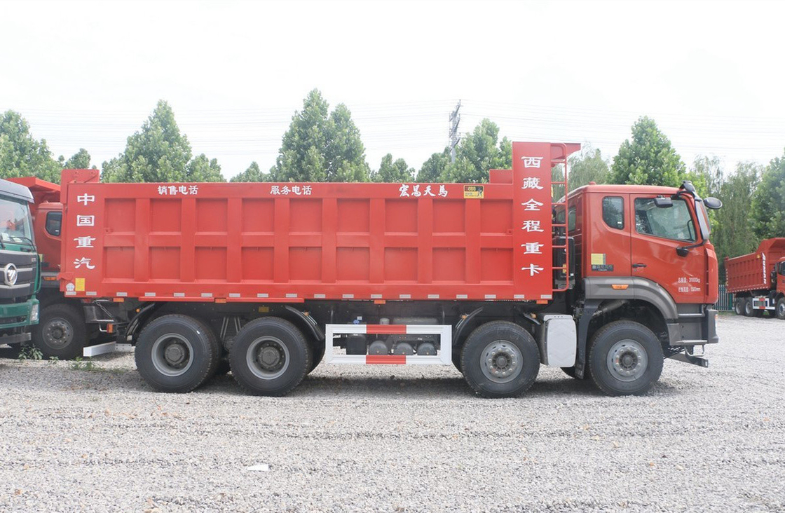 Caminhão Sino 60t Dumpper Power Motor Diesel 440hp Hohan Tipper 8×4 Transporte de Minas