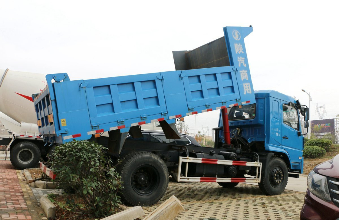 Venda de camiões de descarga de 6 rodas 4×2 Pequeno carregador Shcman X6 Single Alxe Carregamento 5 toneladas 160hp