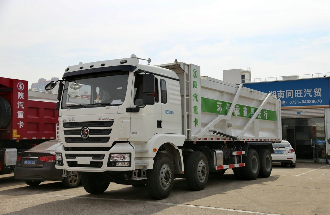 8x4 caminhão de inclinar caminhão de tanque de areia Shacman 290hp Novo M3000 Euro 4 Heavy Duty