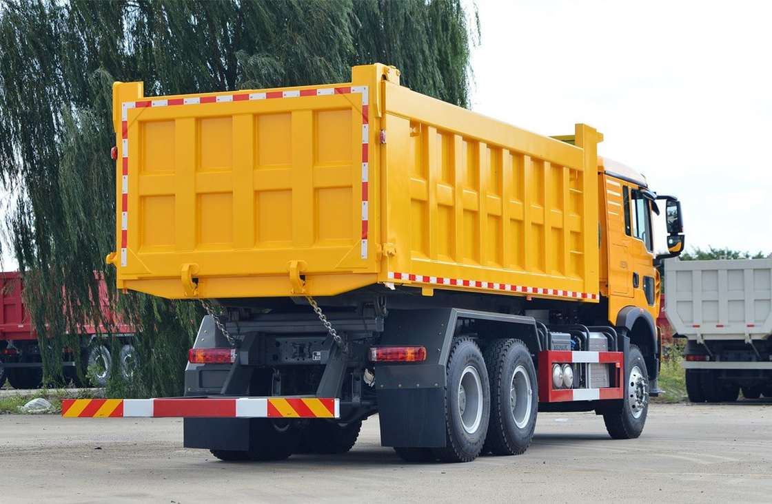 Usado 10 pneus caminhão de desvio 6,3 metros caixa 400hp Howo TX7 levantamento frontal manual de 12 velocidades