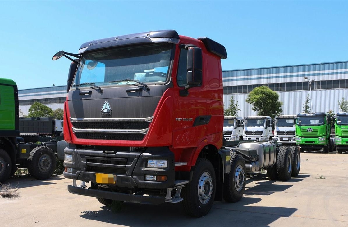 Novo caminhão Howo de 40 toneladas instalado com 8m Box Cab Howo TH7 Tipper 540hp Sinotruck Motor