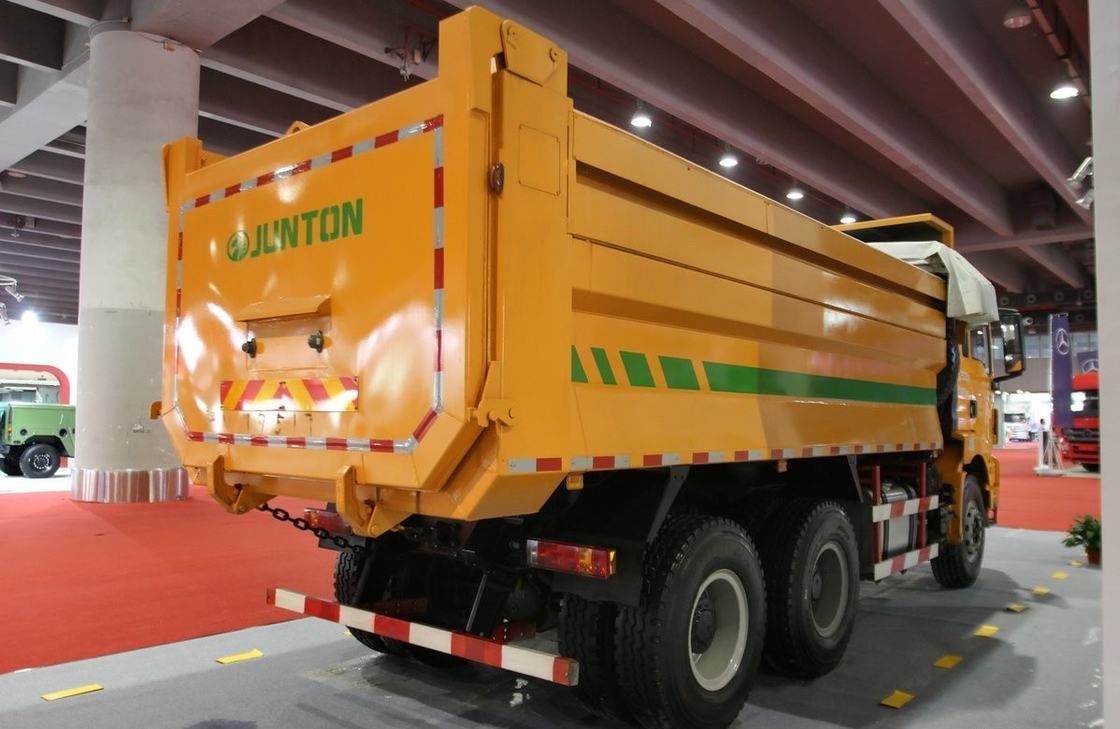 China camião de descarga para venda U-tipo caixa Shacman Tipper Weichai 290hp motor único e cabine meio