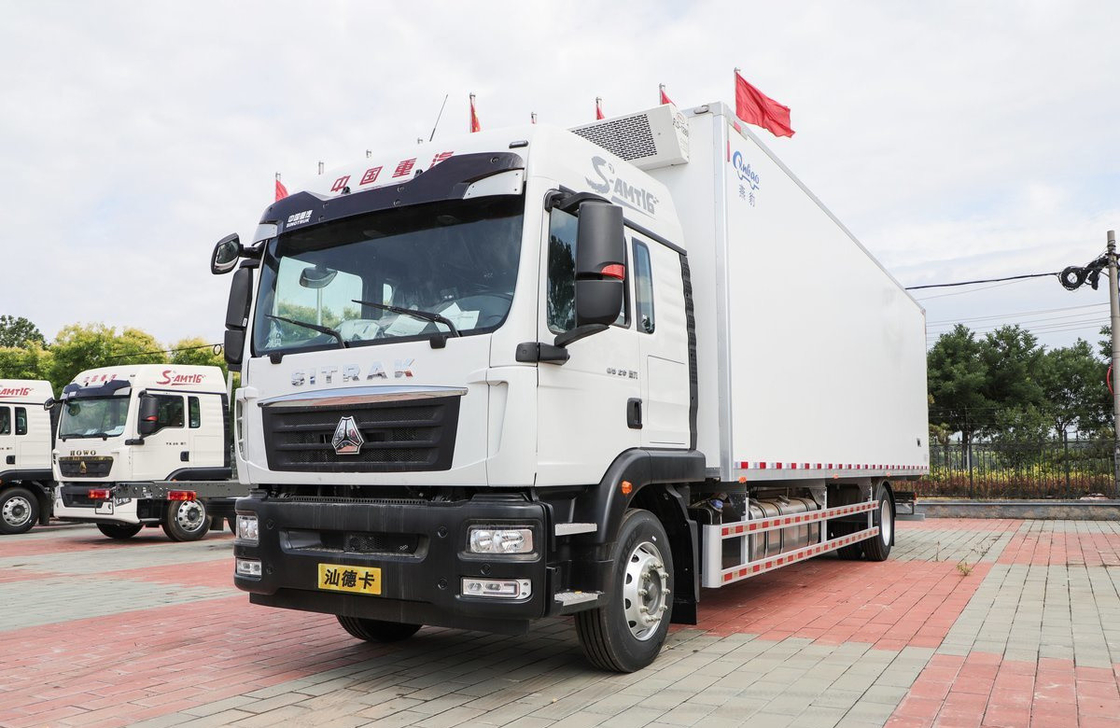 Refrigerador Refrigerador Van Sinotruck 4*2 Drive Mode 9,5 metros de comprimento caixa SITRAK 290hp