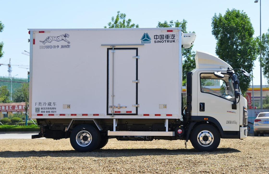 Caminhão congelador para venda Caminhão Sinotruck Howo 4*2 Caminhão frigorífico de eixo único Caminhão furgão caixa 20 cúbico