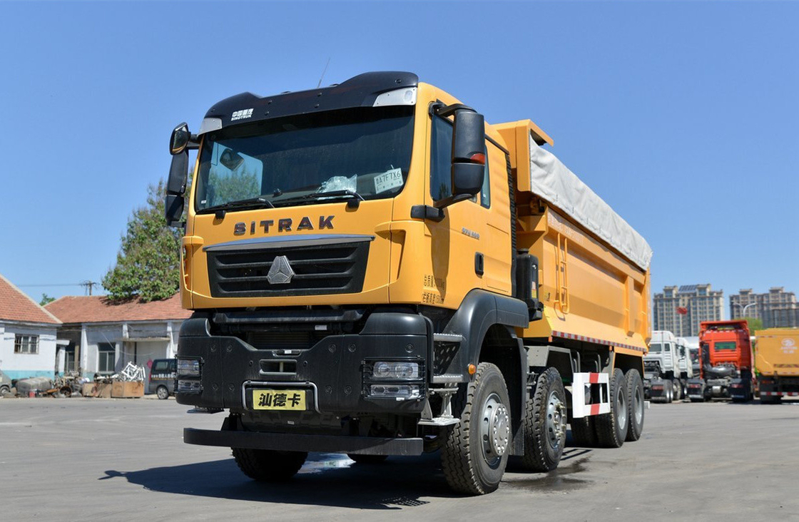 Caminhão de descarga de minas Sinotruck 8*4 SITRAK Weichai 400hp 30-50 toneladas Carga útil 12 rodas LHD/RHD