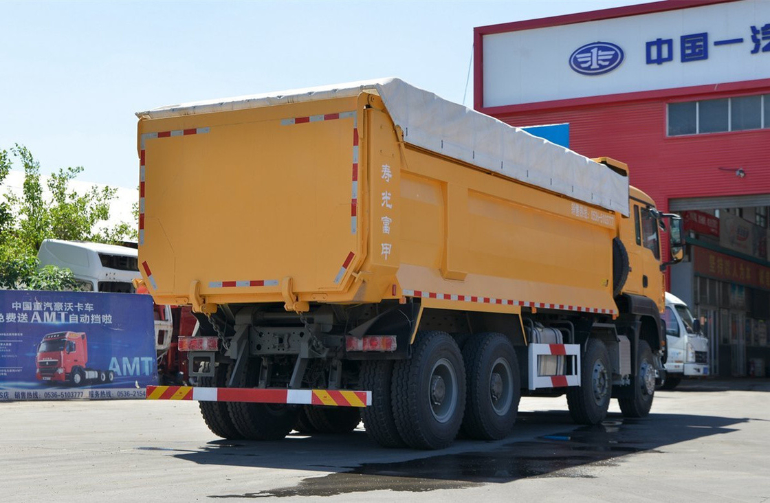 Caminhão de descarga de minas Sinotruck 8*4 SITRAK Weichai 400hp 30-50 toneladas Carga útil 12 rodas LHD/RHD