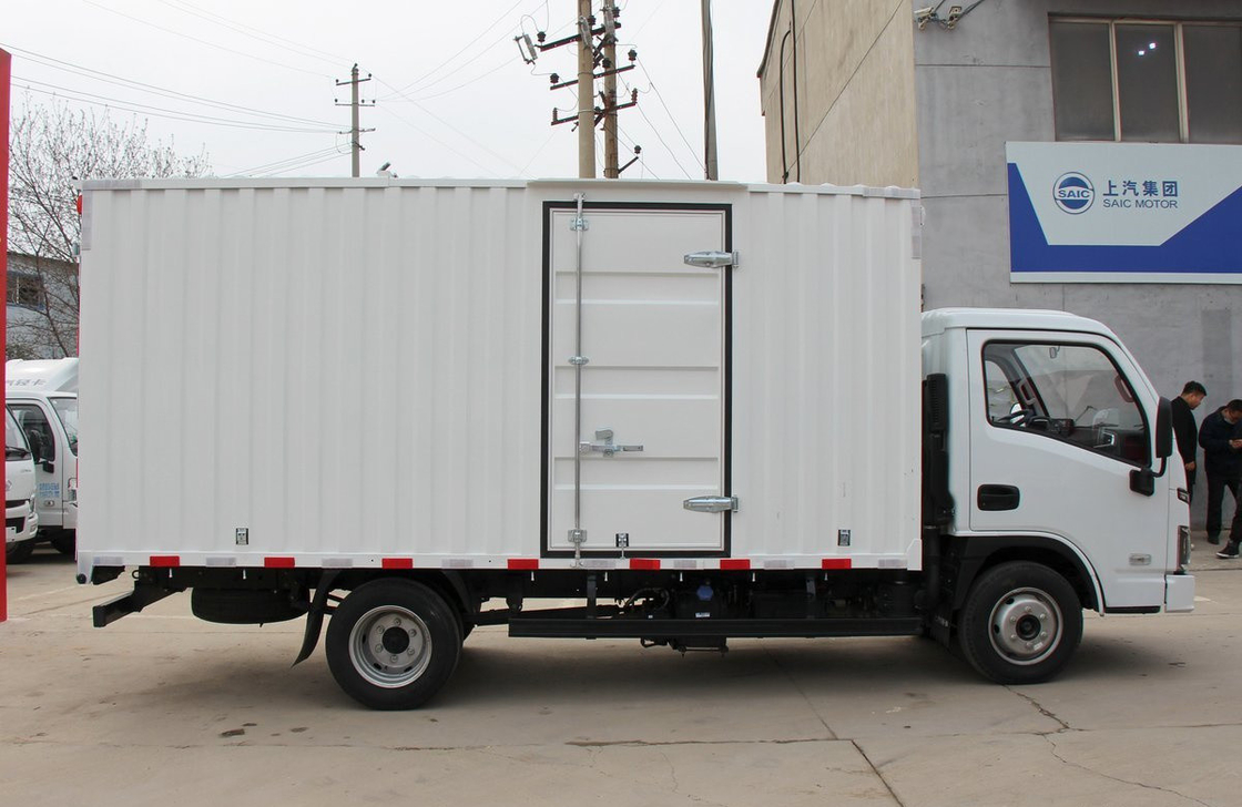 Van Cargo Truck SAIC Mini Truck 13,5m3 Caixa Cabina única Leaf Spring Motor Diesel Para África