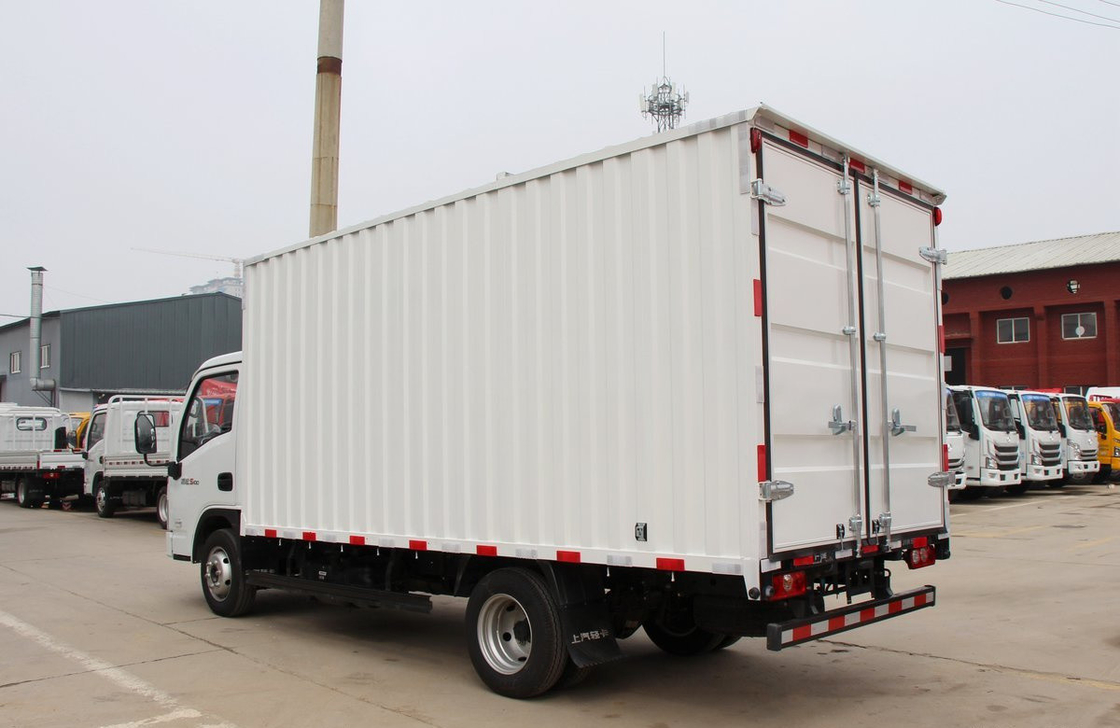 Van Cargo Truck SAIC Mini Truck 13,5m3 Caixa Cabina única Leaf Spring Motor Diesel Para África
