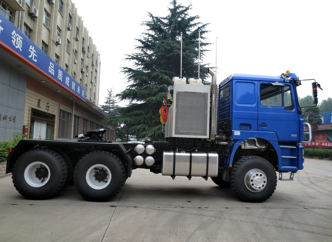 Tractor Trucks Usados 6 * 6 Full Drive Shacman Prime Mover Cummins 600hp Motor com 10 pneus