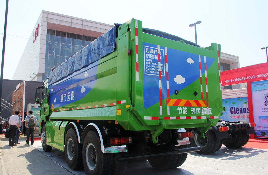 Carrinho de descarga de pedreira para venda Shacman 6 * 4 Diesel e GNL híbrido Tipper China caminhão 336hp