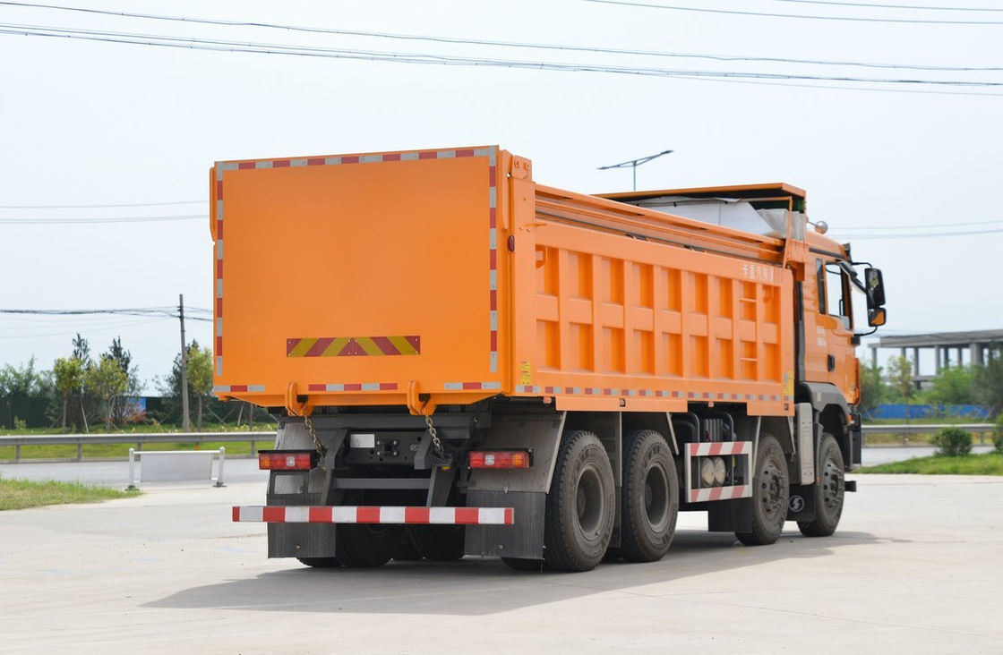 Shacman 8*4 camião de descarga de 40 toneladas usado para transporte rodoviário M3000 12 pneus caixa de velocidades rápida