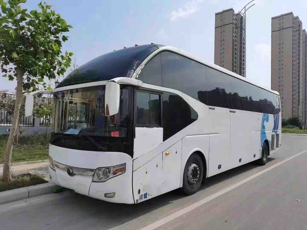 Autobus de passageiros de segunda mão Yutong Zk6122 Grande capacidade bagagem Weichai Motor 336hp A/C