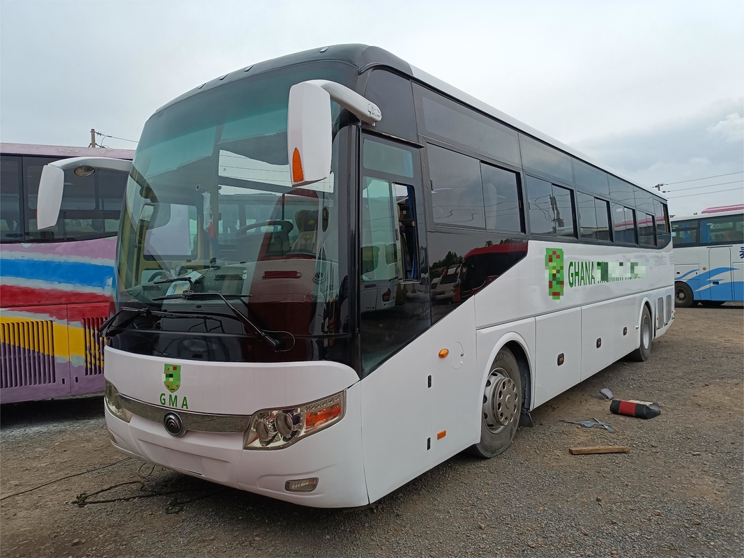 ZK6127 Ônibus de passageiros usados Yutong / ônibus de luxo usados de 66 lugares marca Yutong