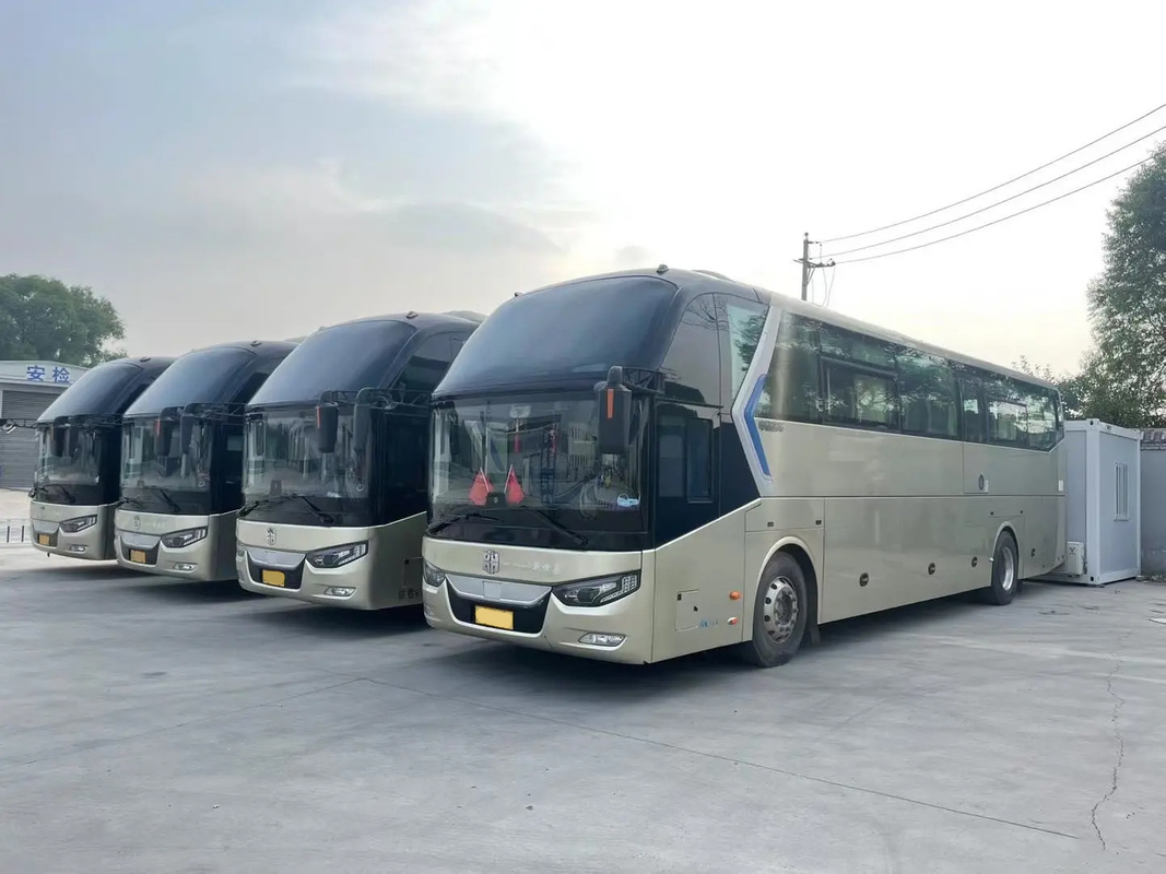 LCK6126 Zhongtong Autobús de passageiros usado 54 lugares Porta dupla Assento aéreo Autobús de luxo de grande capacidade