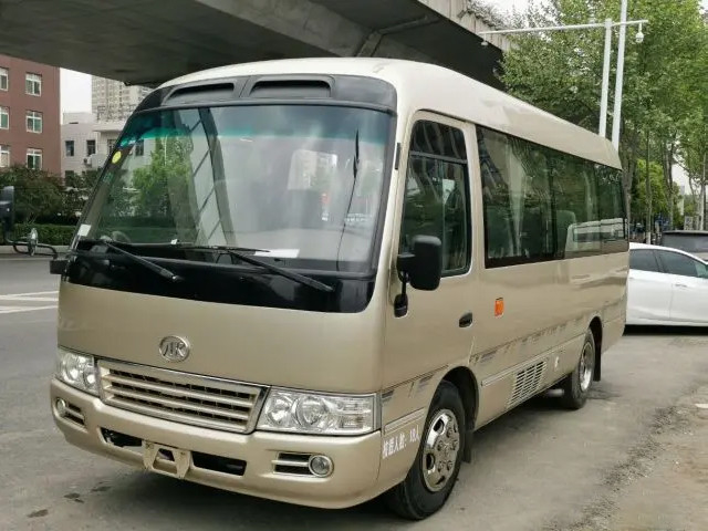 HFF6600 Ankai Motor a diesel montado na frente Direção à esquerda Ônibus de porte único de tamanho médio