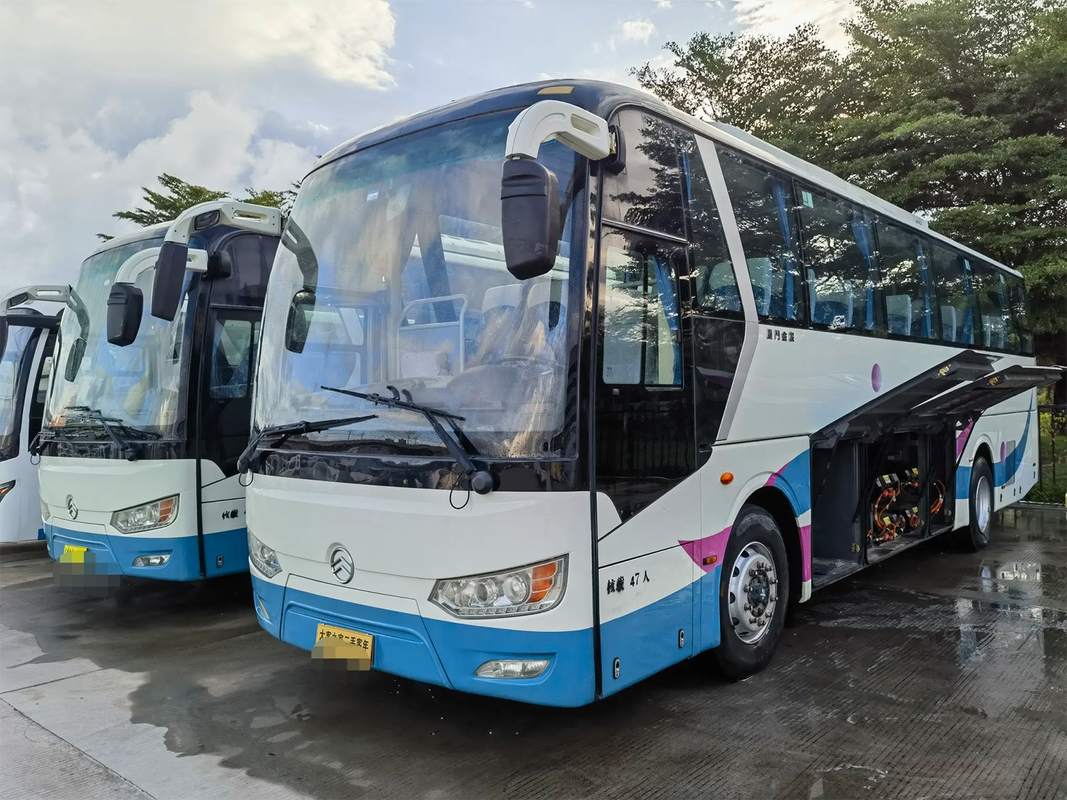 Ônibus de segunda mão de 47 lugares Golden Dragon Brand New Energy com grande espaço de bagagem