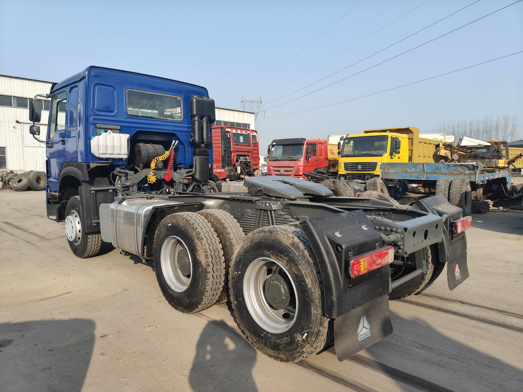 Usados 420 Howo Trens Trator 6*4 Drive Mode 12 Wheels Trailer Head Euro 3 Utilização na África
