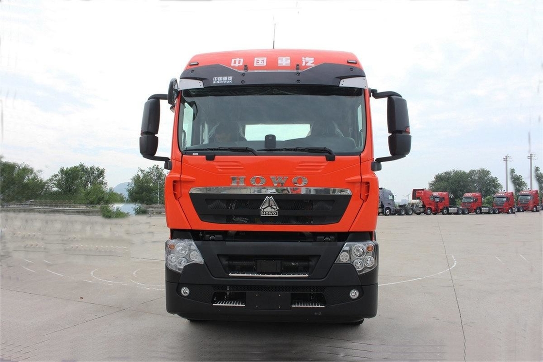 400 HOWO Tractor Truck 12 Velocidade 4*2 6 Pneus 6 cilindros de linha única Tractor com motor semidiesel