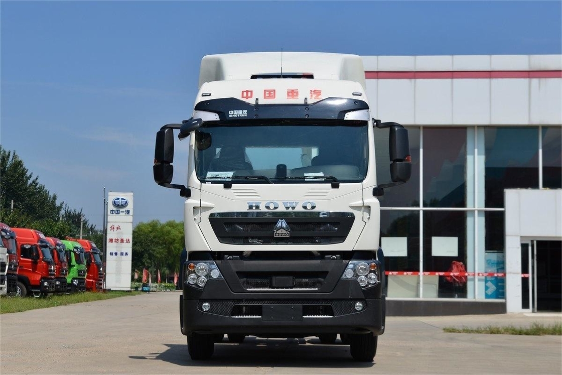 HOWO Trator caminhão nacional VI padrão de emissões único eixo 350HP diesel com defletor