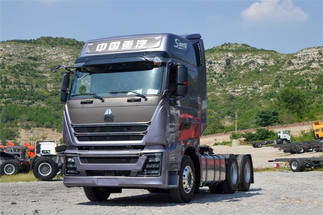 HOWO TH7 Camião 610HP 6*4 AMT Automático de mercadorias perigosas Trator Camião de alto teto defletor