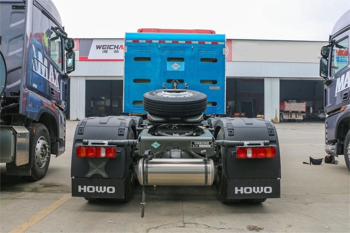 460hp HOWO camião pesado 6X4 GNC traseiro duplo eixo traseiro de oito rodas tractor nacional VI
