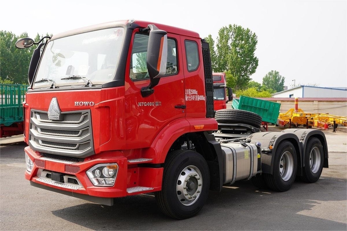 Sinotruk Howo N7G caminhão pesado de linha única de meio assento 460HP 6X4 diesel 12 velocidades tractor