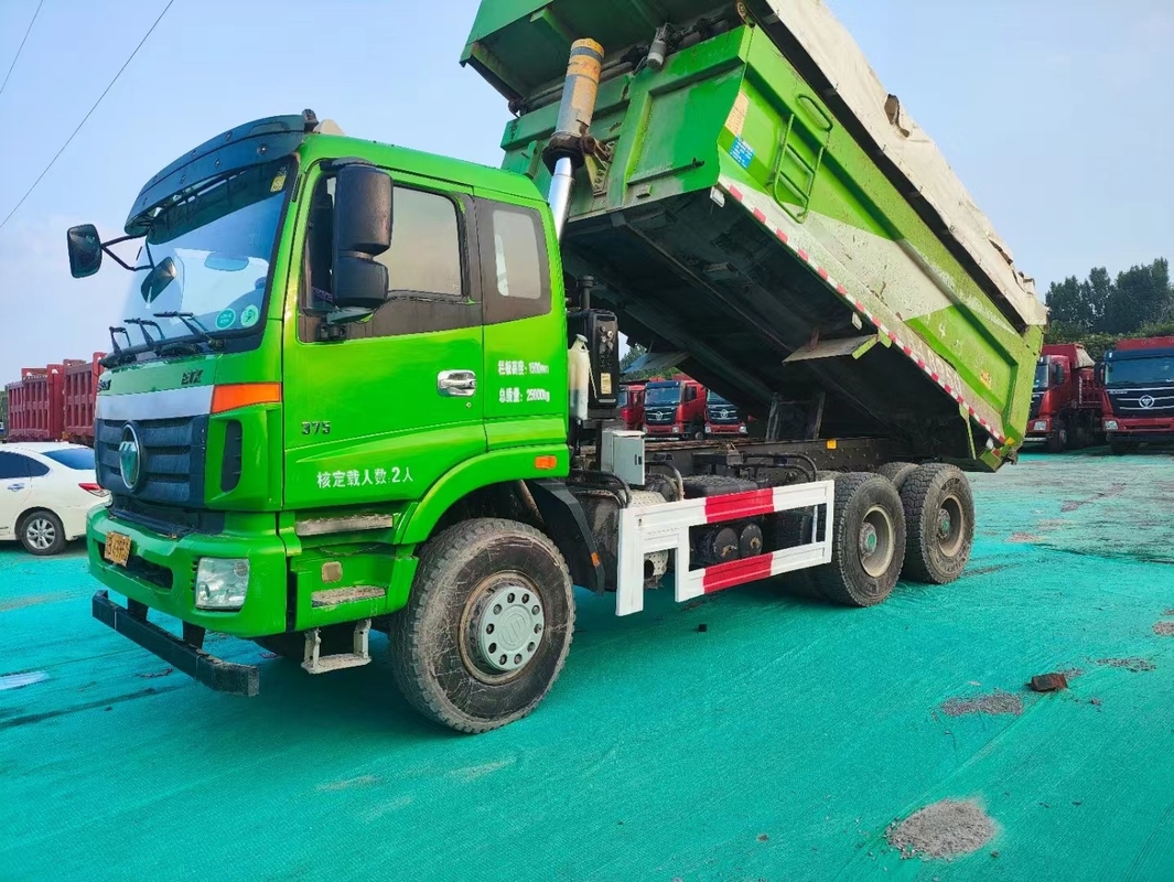 6*4 Caminhão de segunda mão Foton ETX Tipper 2018 Ano Weichai 375hp Com balde tipo U
