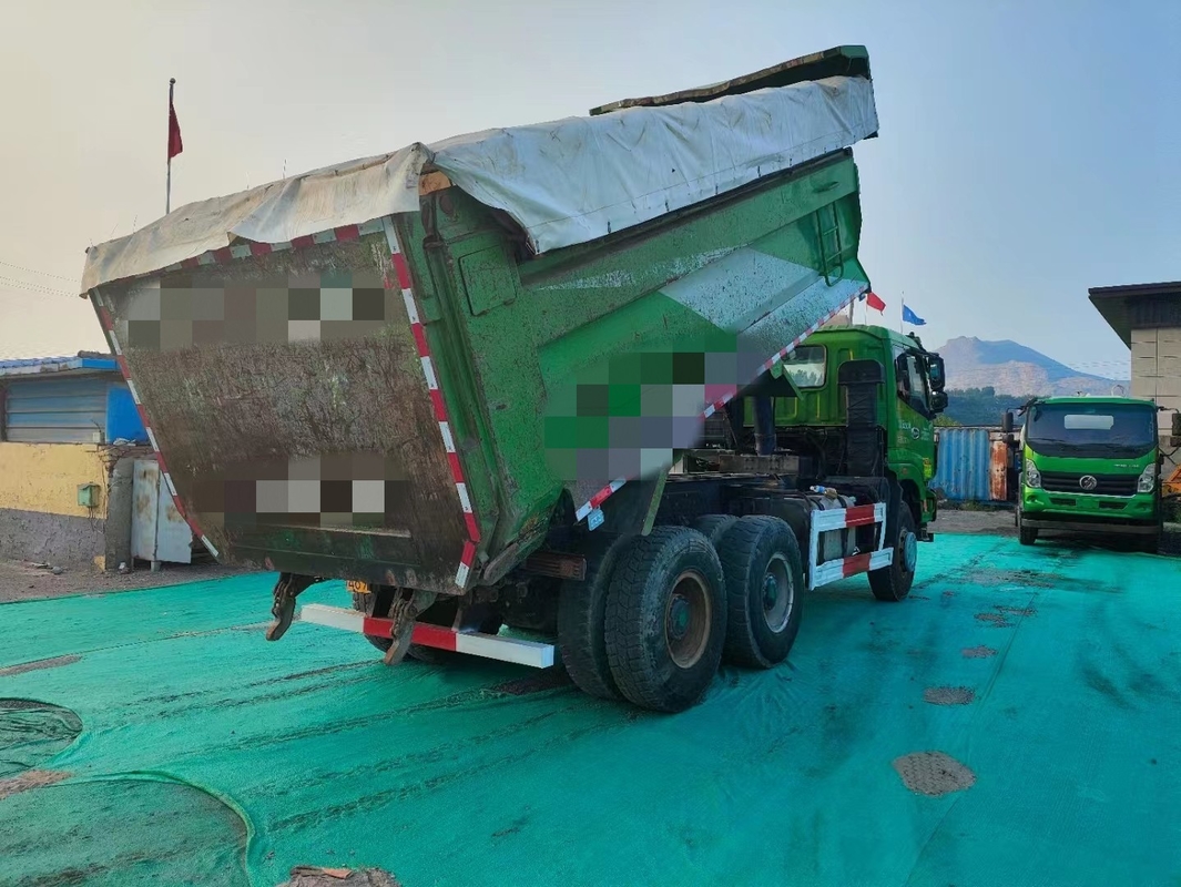 6*4 Caminhão de segunda mão Foton ETX Tipper 2018 Ano Weichai 375hp Com balde tipo U