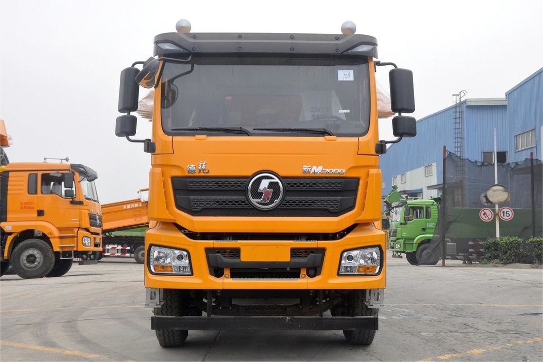 M3000 Model 8x4 350HP 16.1T 9.8m Shacman Heavy Truck Folding Tarpaulin Cargo Box