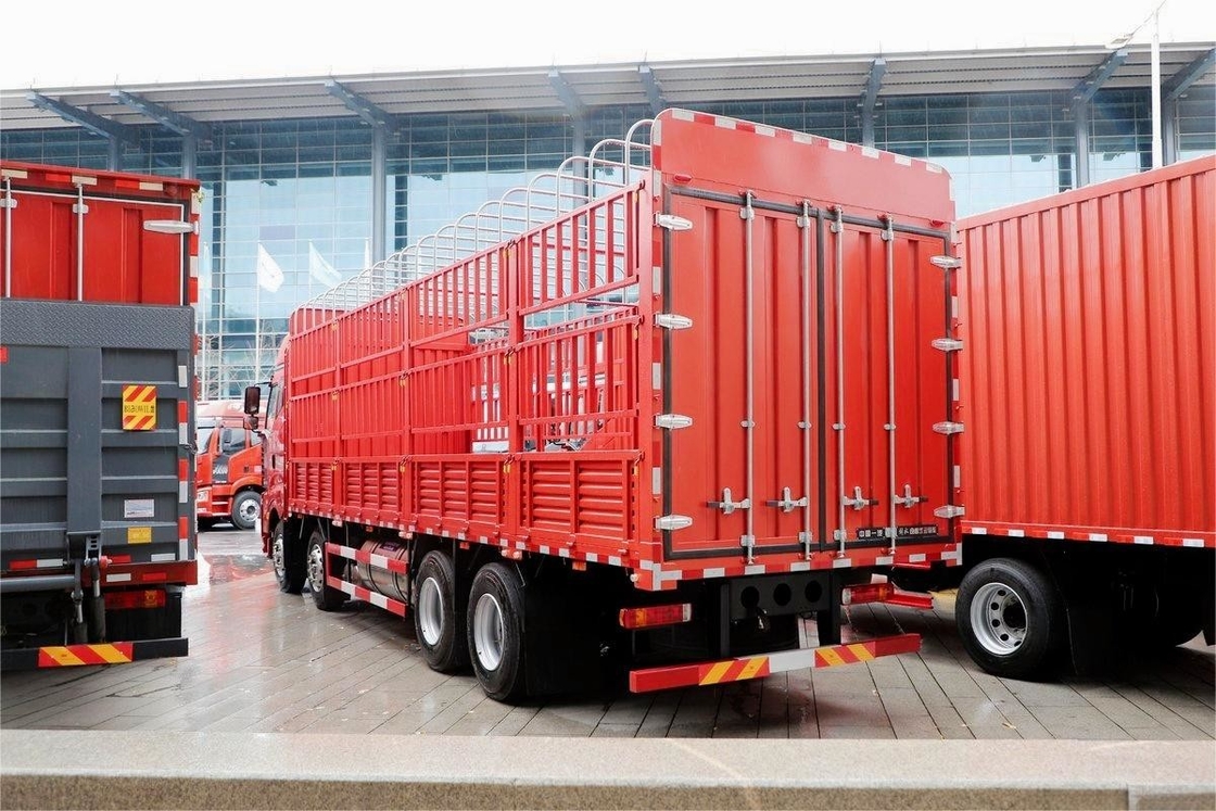 Jiefang camião médio teto solar ar condicionado 12 velocidades 510 HP 8X4 9,4m camião cerca de GNL