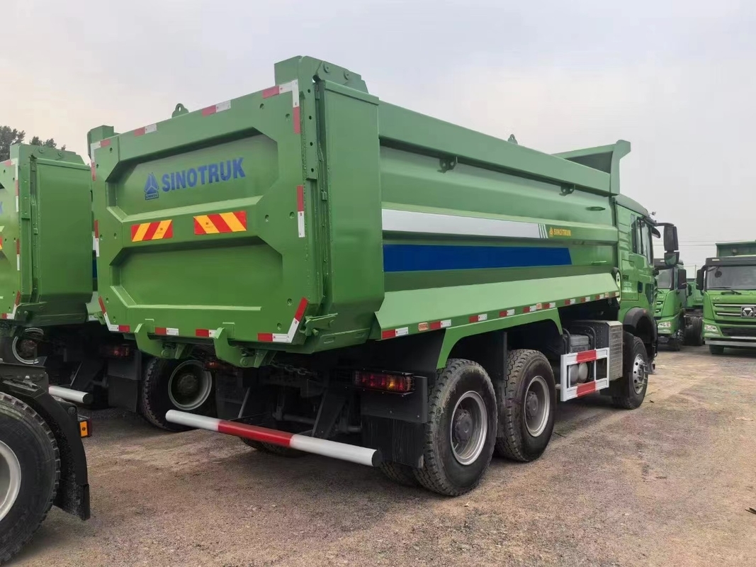 Caminhões de descarga Sino 400 HP Novo 6 * 4 modo de condução com 40 pneus Howo TX Tipper em estoque