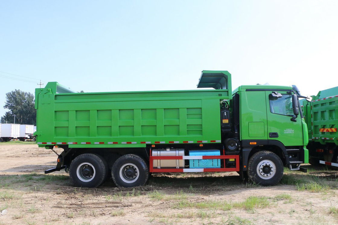 Foton Auman GTL série 9 camião pesado 400HP 6X4 5,6m caixa de carga em forma de U top cover camião de descarga