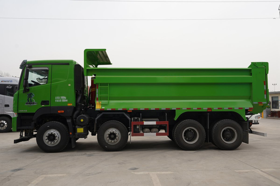 Foton Auman GTL Dump Truck 490HP 8X4 AMT 12 velocidades Automático 6.8m Rear Dump Imagem 360o
