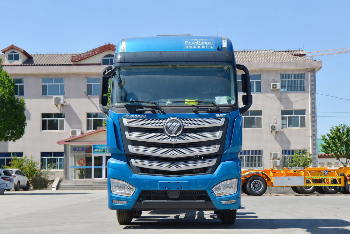Caminhão Foton Auman Assento de meia fila 520HP 8X4 9,53m AMT Chassi de caminhão de transmissão automática