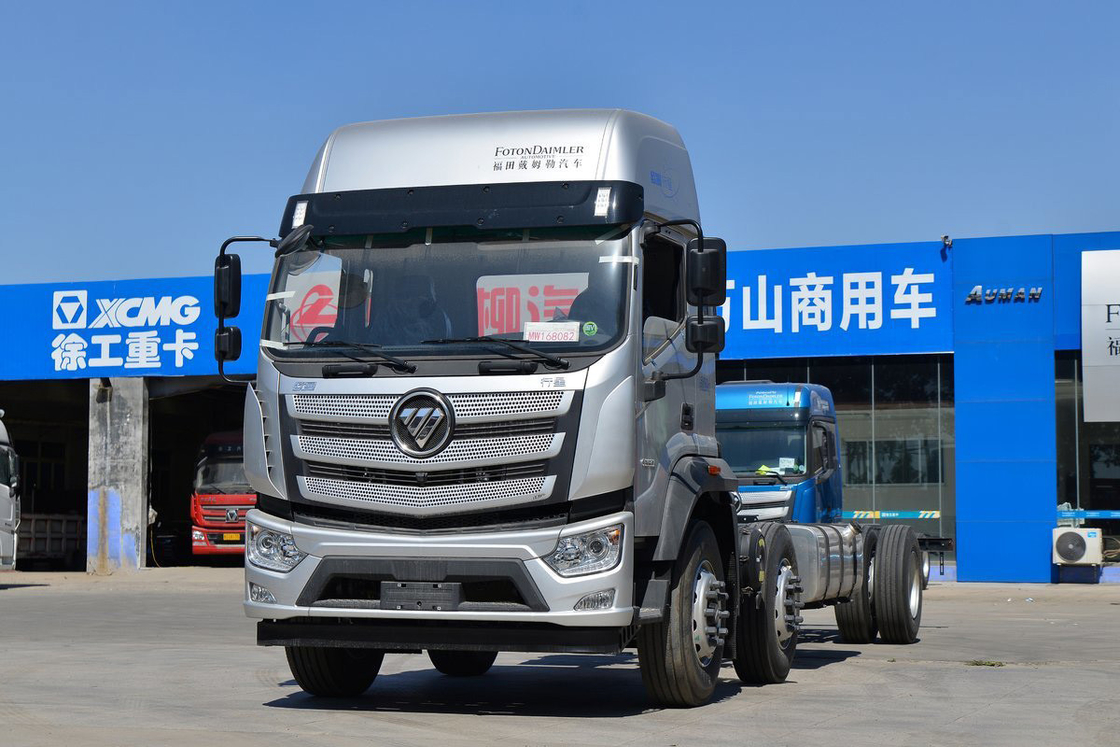 Caminhão Foton Auman com telhado alto diesel 245HP 6X2 8.6m Chassi de caminhão